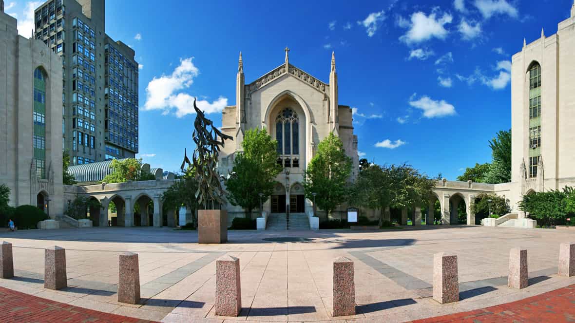 Boston University has a high proportion of international students