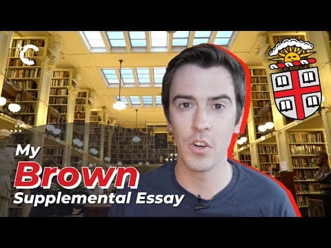 My Brown Supplemental Essay